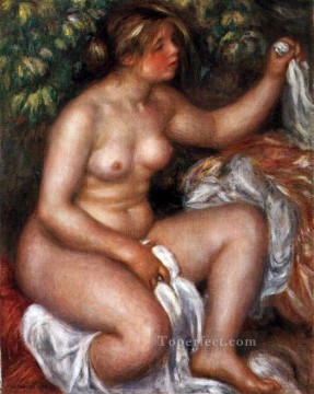 Pierre Auguste Renoir Painting - Después del baño Pierre Auguste Renoir